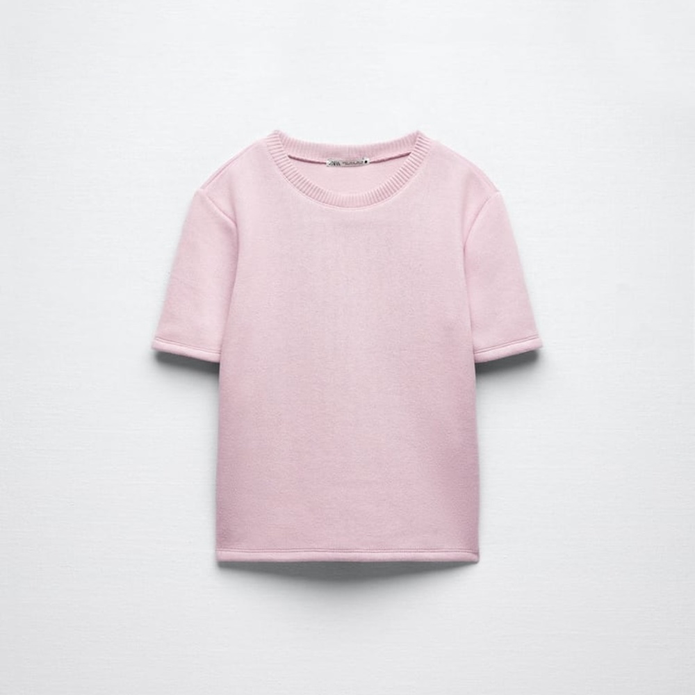 Zara Soft MInimalist T-shirt, Size S